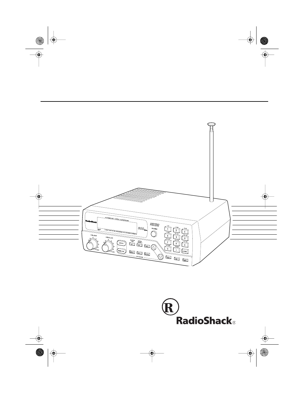 Radio Shack Pro 97 User Manual